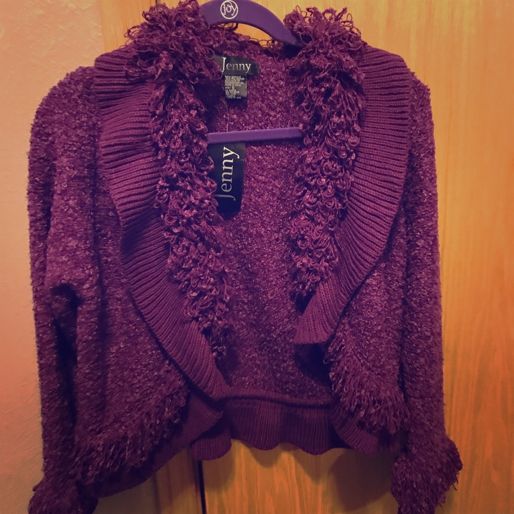 Purple sweater, never worn